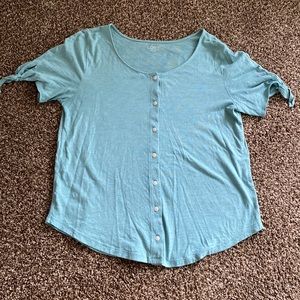 Loft button up short sleeve